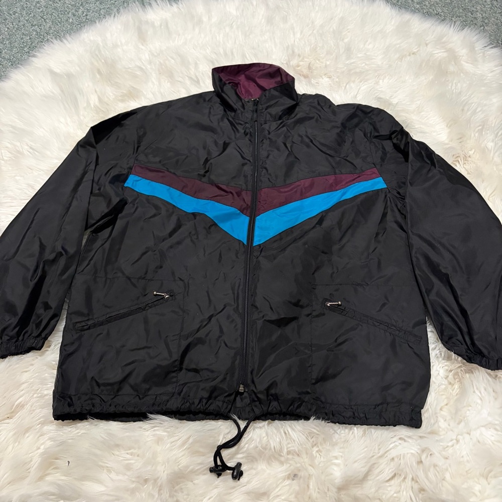 Adjac vintage men’s wind breaker jacket size‎ L